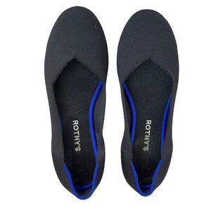 Rothy’s classic black flats size 9